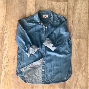 Grana Chambray Boyfriend Shirt Size Small